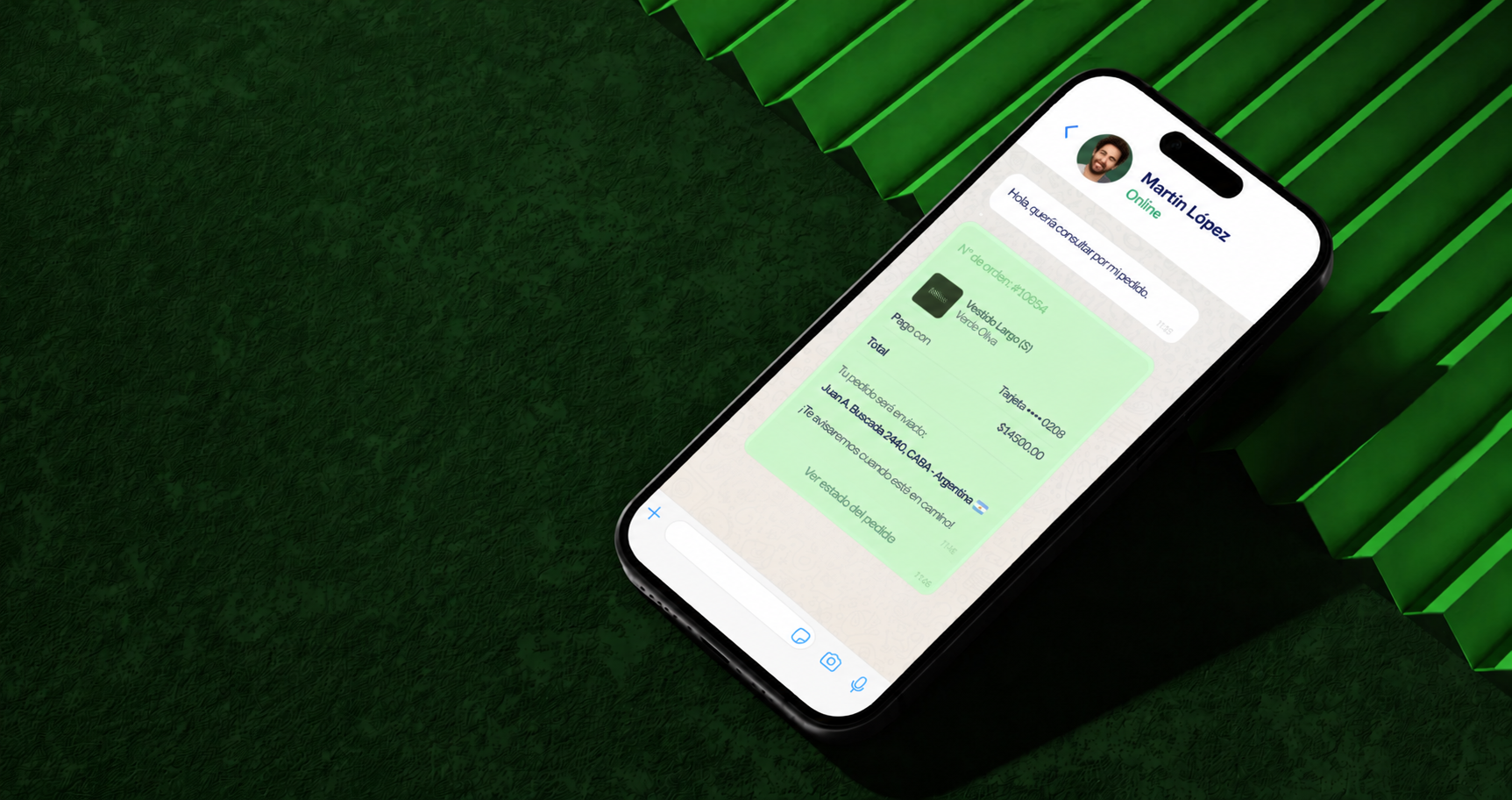Seguimiento de pedido automático por WhatsApp
